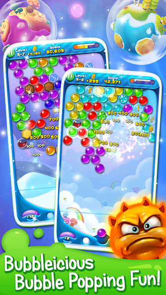 Bubble Bust! - Popping Planets Mod Ảnh chụp màn hình 0