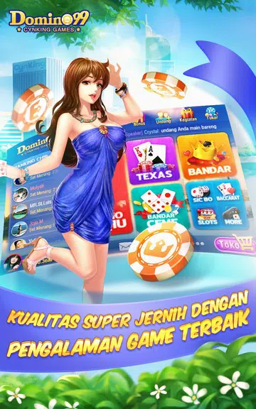 Domino QiuQiu Free - No. 1 di Indonesia Ekran Görüntüsü 0