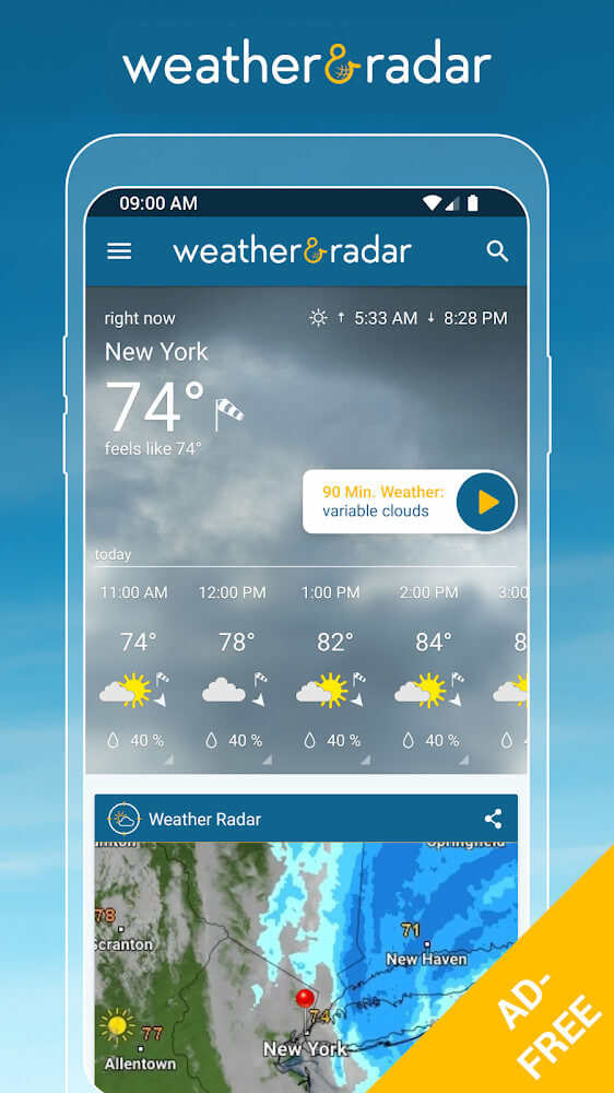 Weather & Radar Pro স্ক্রিনশট 2