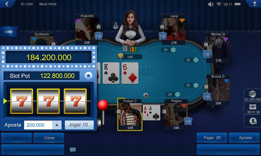 Poker Brasil HD स्क्रीनशॉट 3