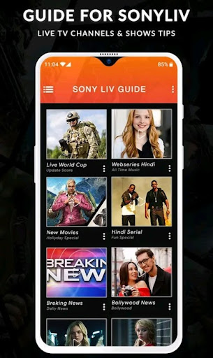 SonyLiv - Live TV Shows, Cricket & Movies Guide Tangkapan skrin 2