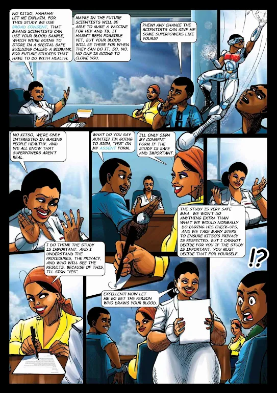 Botswana Baylor Comic Book Setswana スクリーンショット 1