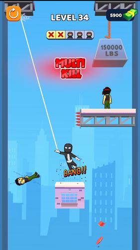 Schermata Assassin Ninja Fighting Game 0