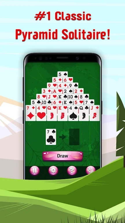 Pyramid - Classic Solitaire स्क्रीनशॉट 0