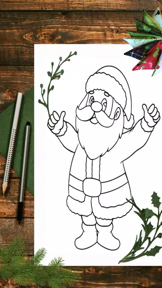 Christmas Drawing App Ekran Görüntüsü 0