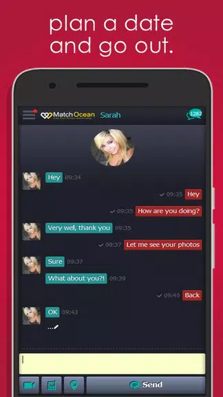 Free Dating App & Flirt Chat - MatchOcean Capture d'écran 1