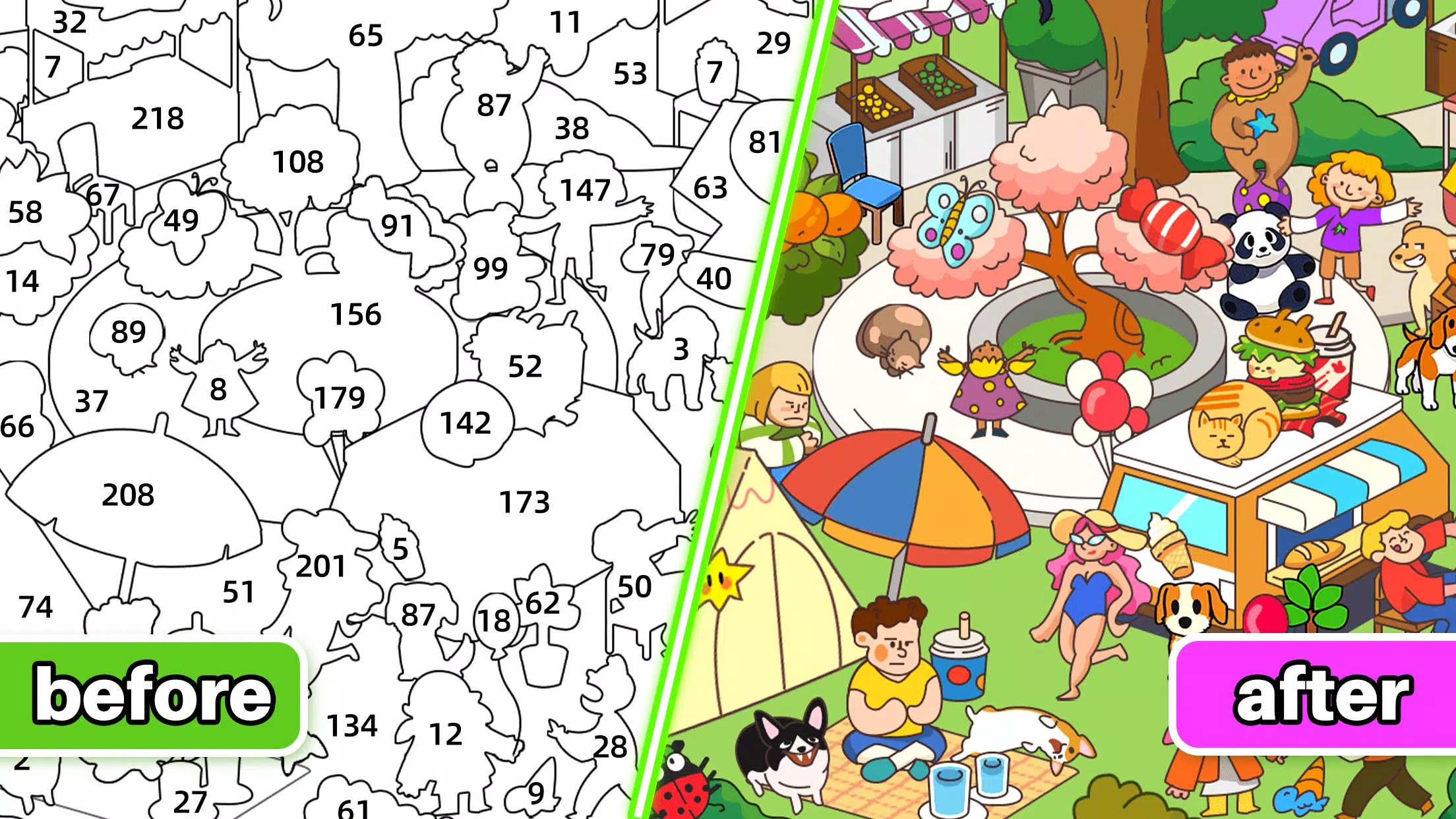 Sticker Book Puzzle: Stickers ภาพหน้าจอ 0