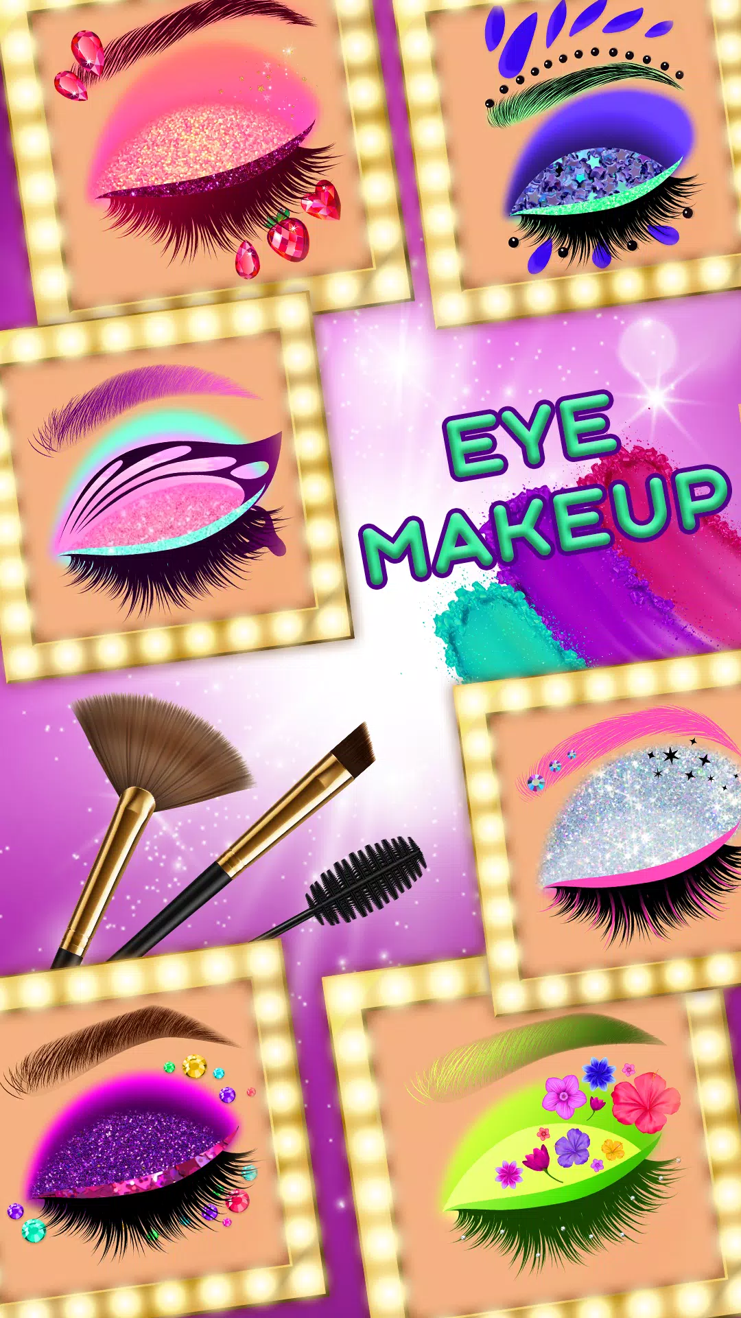 Eye makeup for girls Zrzut ekranu 0