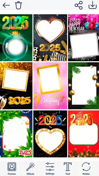 Christmas Photo Frames & Cards स्क्रीनशॉट 1