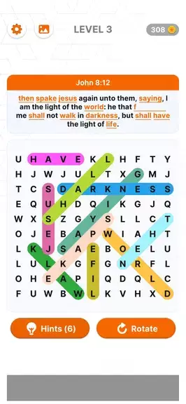 Bible Verse Search-Word Search Captura de tela 3