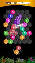 Merge Hexa - Number Puzzle 螢幕截圖 2