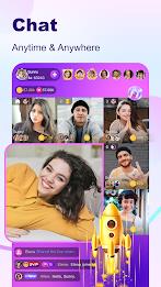 BuzzCast - Live Video Chat App Captura de pantalla 1