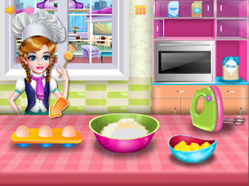 Girls cooking special cake Скриншот 2