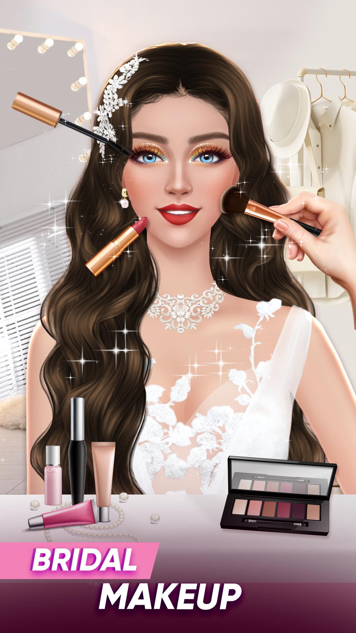 Wedding Dress Up Bridal Makeup 螢幕截圖 1