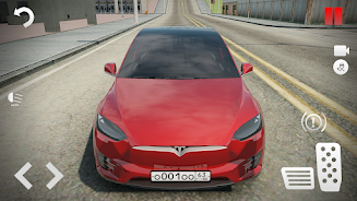 Electric Tesla Model X Driver Captura de pantalla 1