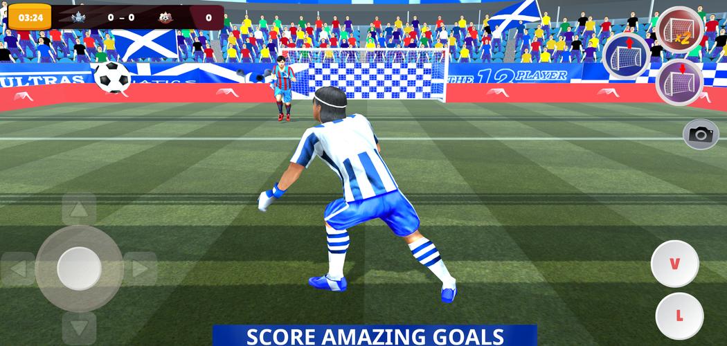 Goalie Wars Football Online Captura de tela 1