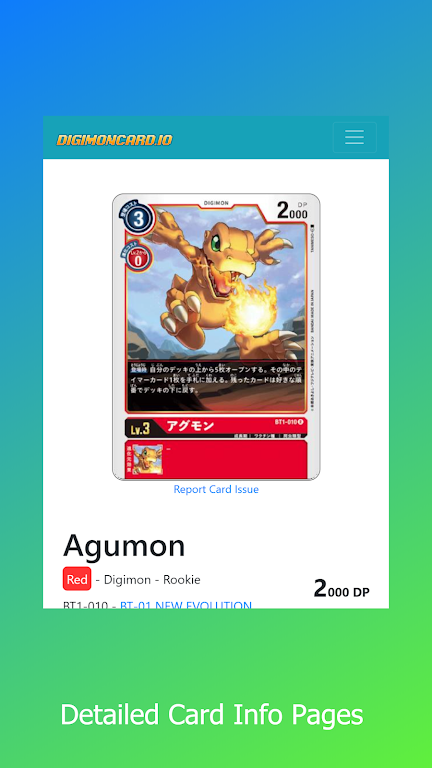 Deck Builder for Digimon TCG Captura de tela 1