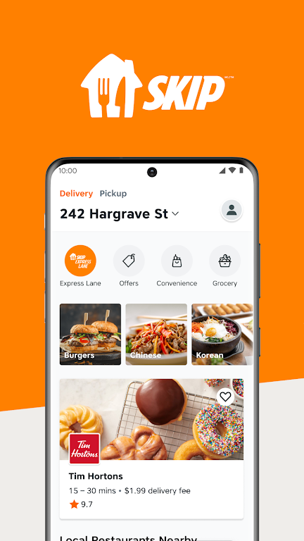 SkipTheDishes - Food Delivery স্ক্রিনশট 0