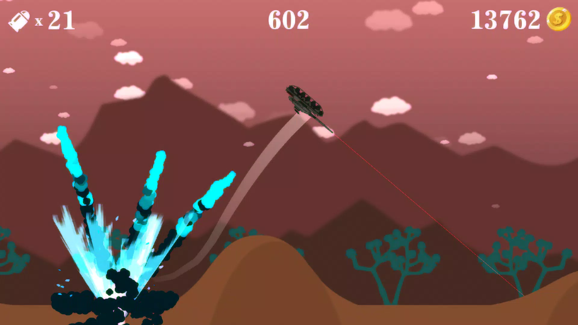 Flip the tank blast shot ภาพหน้าจอ 0