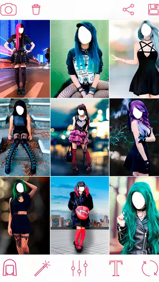 Emo Makeup & Gothic Photo App应用截图第1张