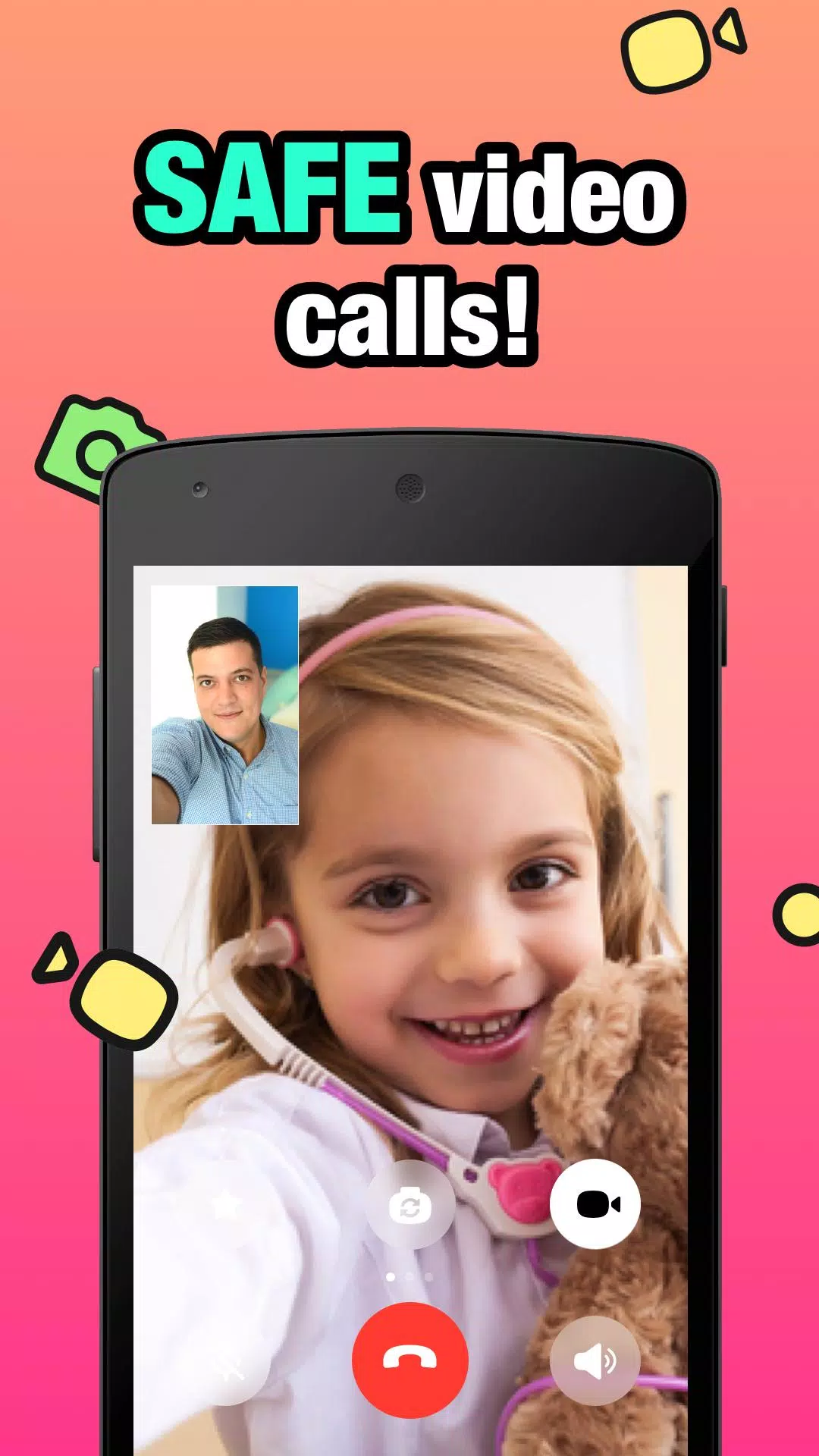 JusTalk Kids - Safe Video Chat and Messenger স্ক্রিনশট 0