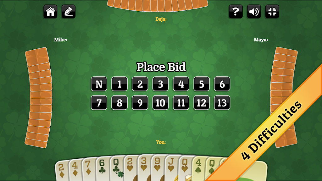 Schermata St. Patrick's Day Spades 2