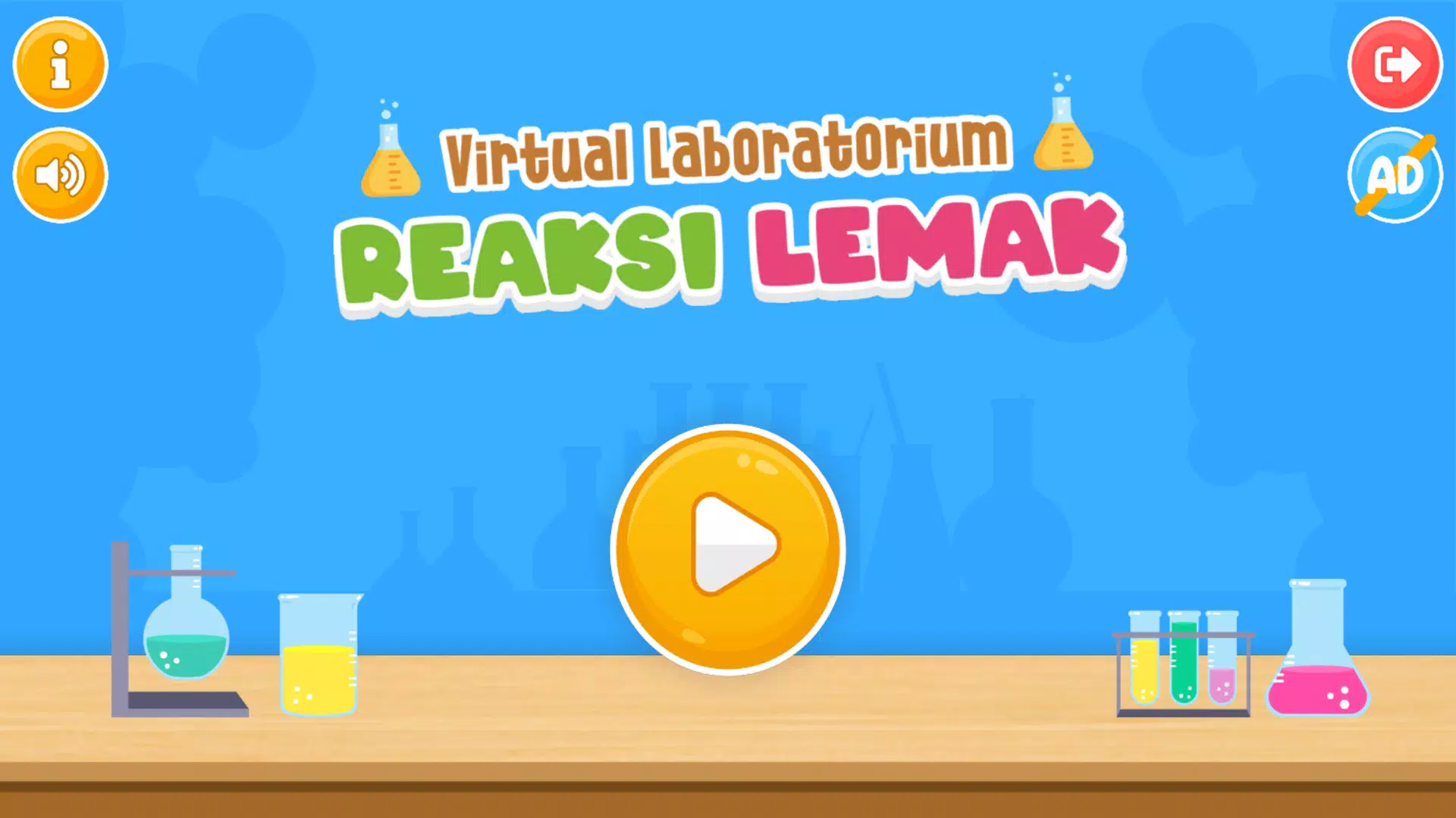 Virtual Lab Reaksi Lemak Zrzut ekranu 0