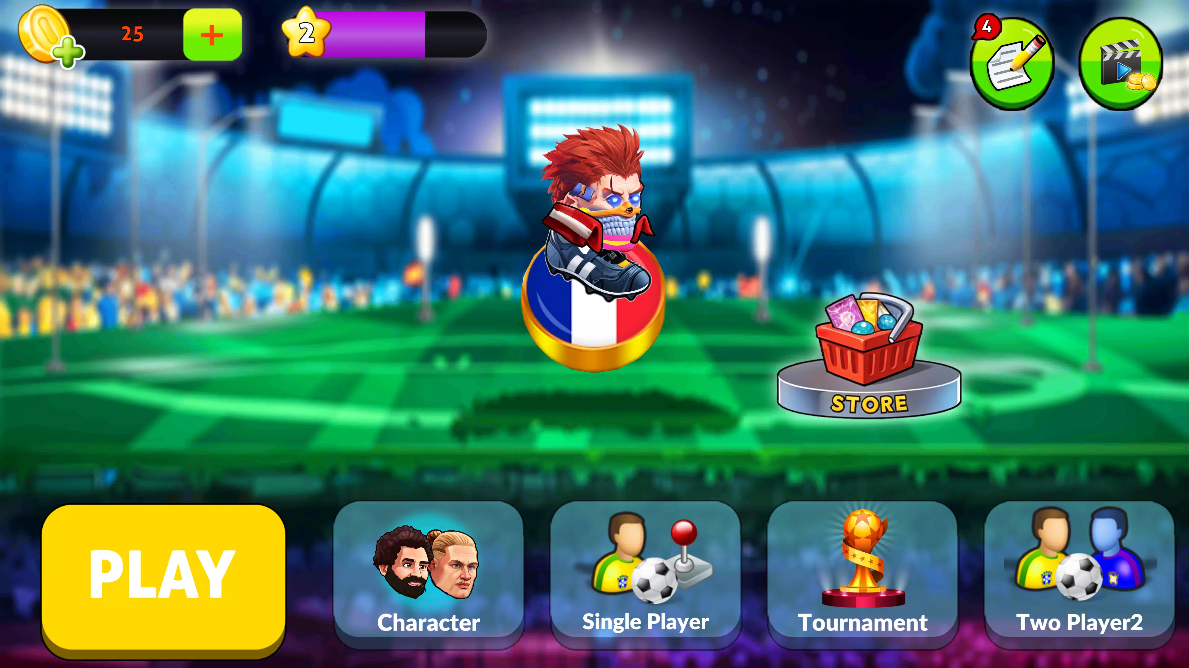 Finger Soccer: 2D Superstar Screenshot 0