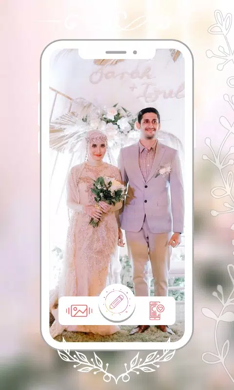 Hijab Couple Bridal Editor ဖန်သားပြင်ဓာတ်ပုံ 1