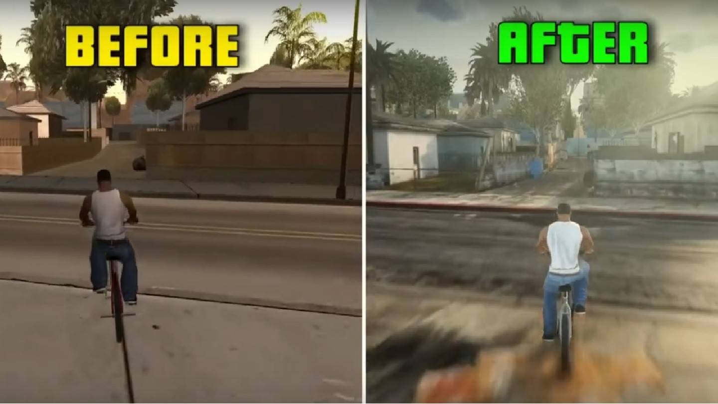 Video: GTA San Andreas banger remaster with 51 mods