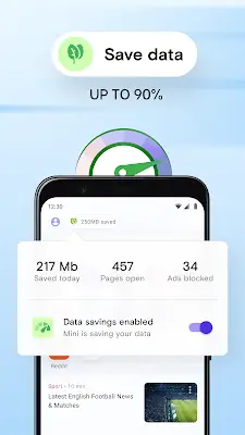 Opera Mini 網頁瀏覽器 螢幕截圖 3