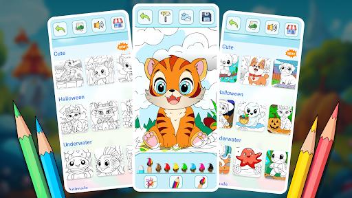 Animal coloring pages Screenshot 2