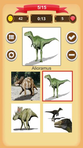 Dinosaurs Quiz 螢幕截圖 1