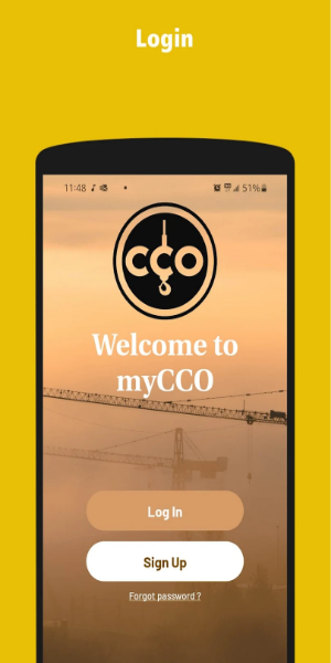 myCCO portal 스크린샷 2