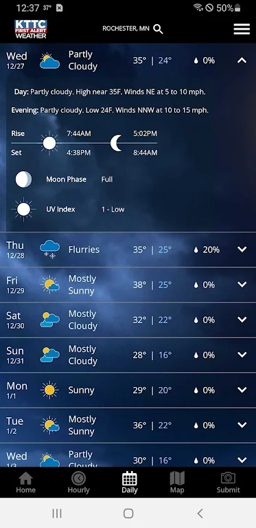 KTTC First Alert Weather ภาพหน้าจอ 2