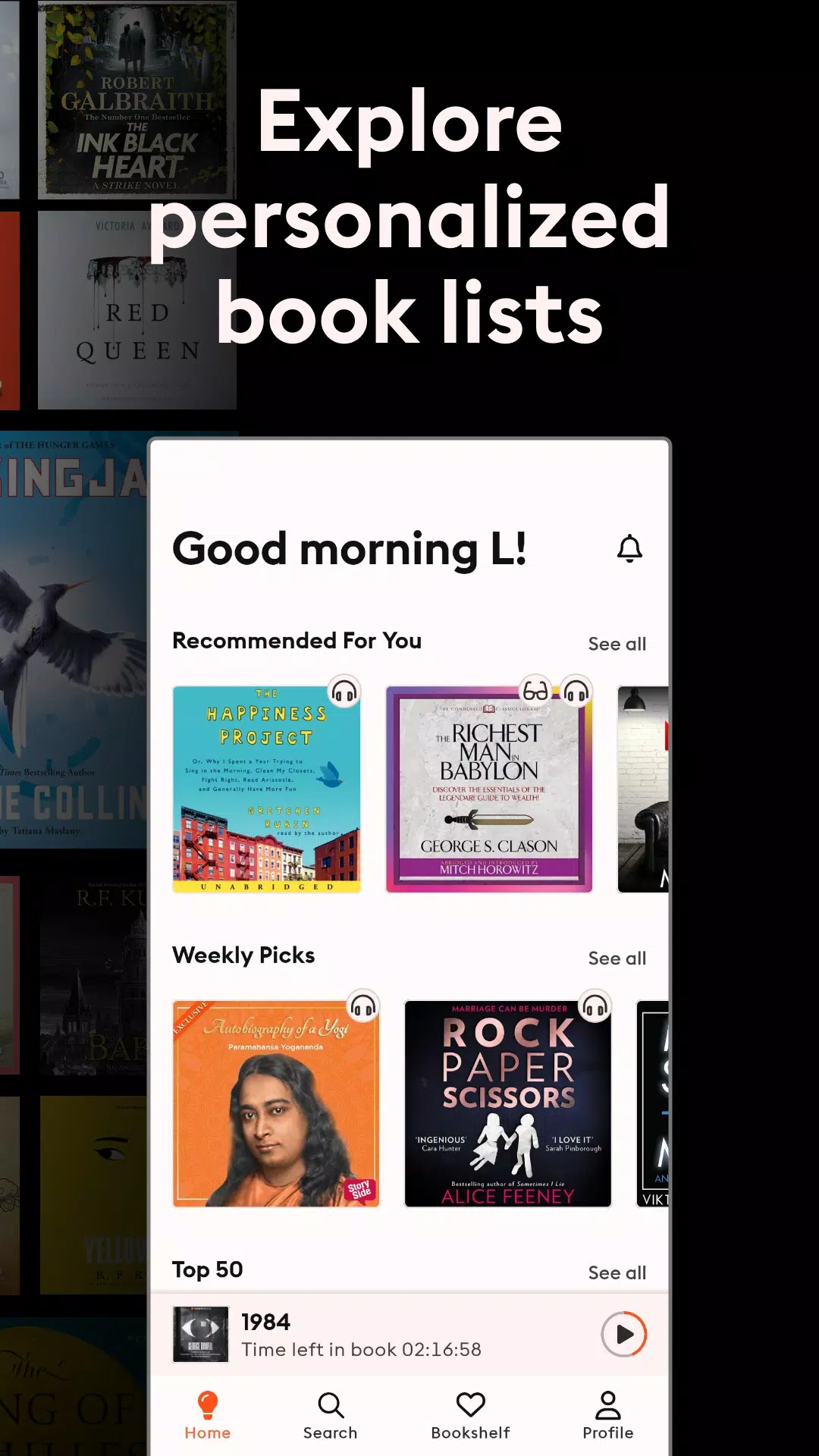 Storytel: Audiobooks & Ebooks 螢幕截圖 2