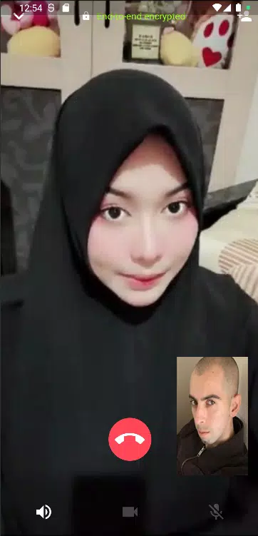 Fake Video Call Ukhti Cantik Schermafbeelding 1