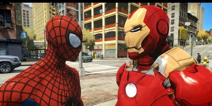 Spiderman vs Iron Man 3D Adventures Screenshot 0