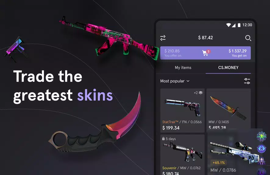 CS.MONEY ‒ Trade CS:GO skins Ekran Görüntüsü 0