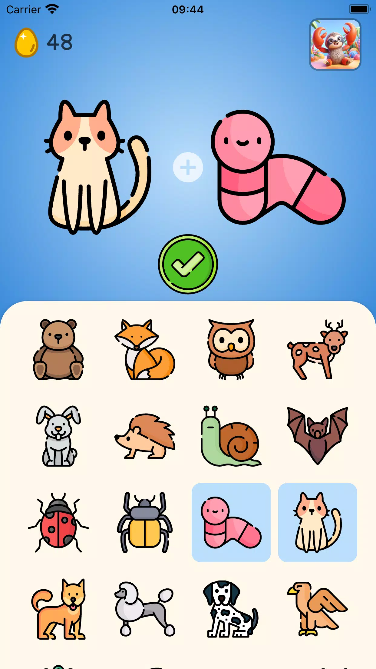 Creature Fusion: Animal Merge スクリーンショット 0