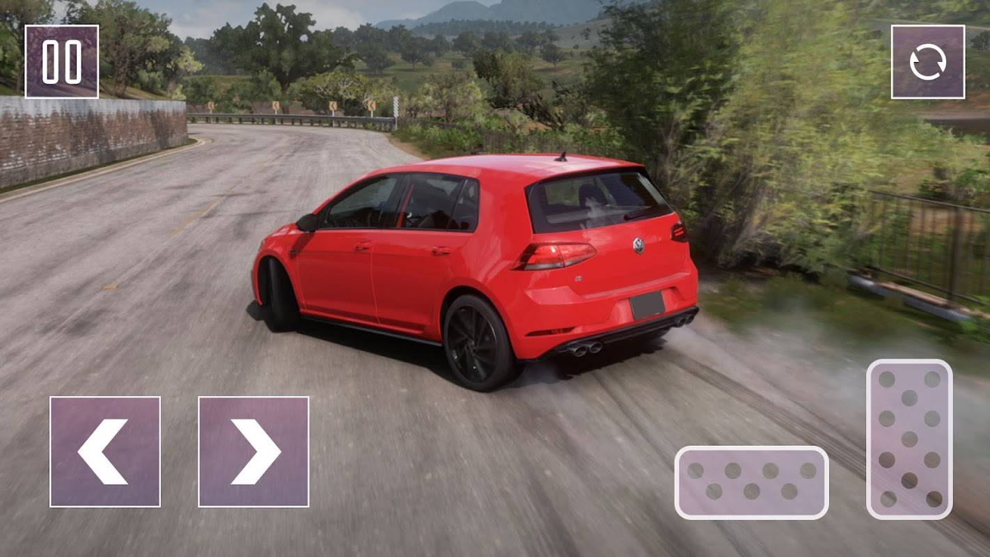 Real Racer Golf GTI Turbo Car Скриншот 1