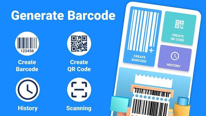 Barcode Generator & Scanner Schermafbeelding 0