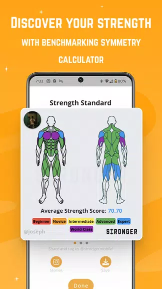 Stronger - Workout Gym Tracker 螢幕截圖 1