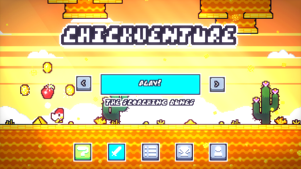 Chickventure: A Runner Game Capture d'écran 2