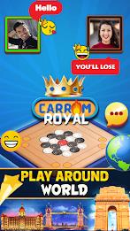 Carrom Royal : Disc Pool Game Ảnh chụp màn hình 0