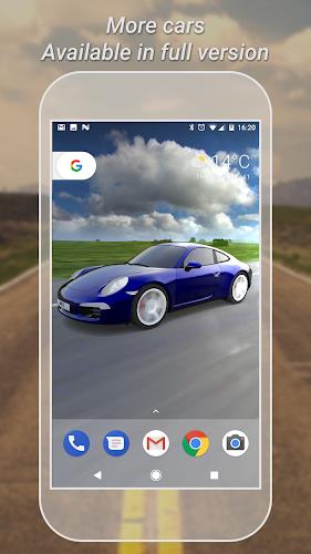 3D Car Live Wallpaper Lite Captura de tela 3