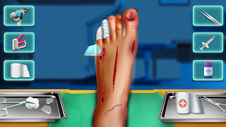 Schermata Foot Care: Offline Doctor Game 0