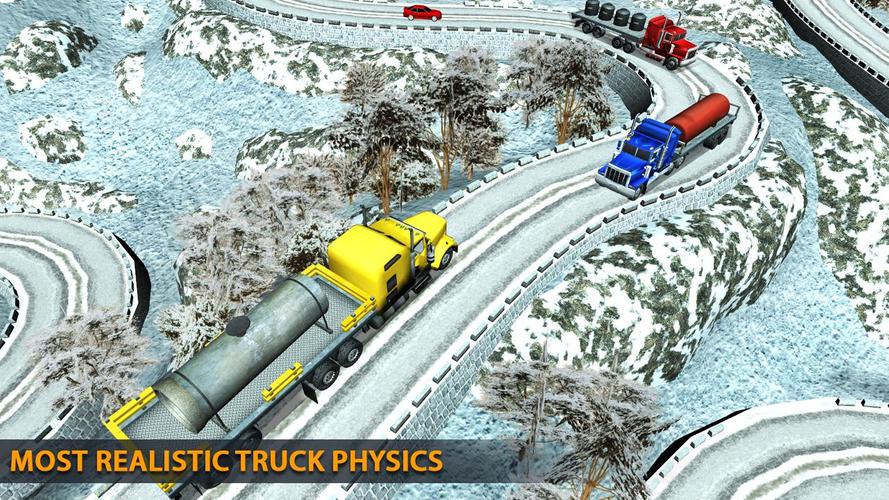 Truck Driving Uphill Simulator स्क्रीनशॉट 3