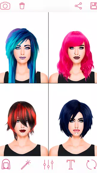Emo Makeup & Gothic Photo App应用截图第0张