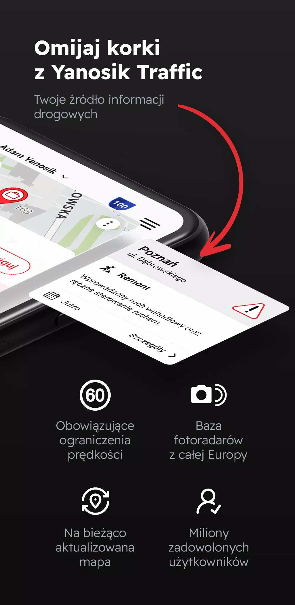 Yanosik: antyradar i nawigacja スクリーンショット 3